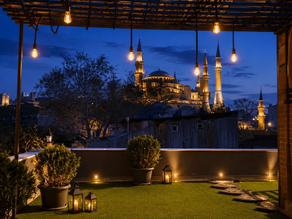 Teras manzarası